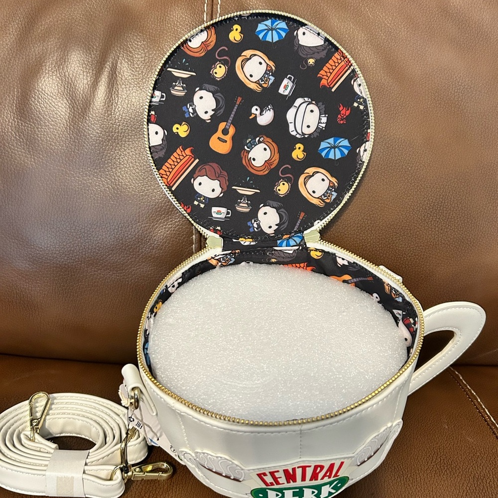 Loungefly Central Perk Cream Crossbody Bag - Picture 4 of 5